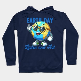 Nature's Voice: Listen and Act - Earth Day Hoodie